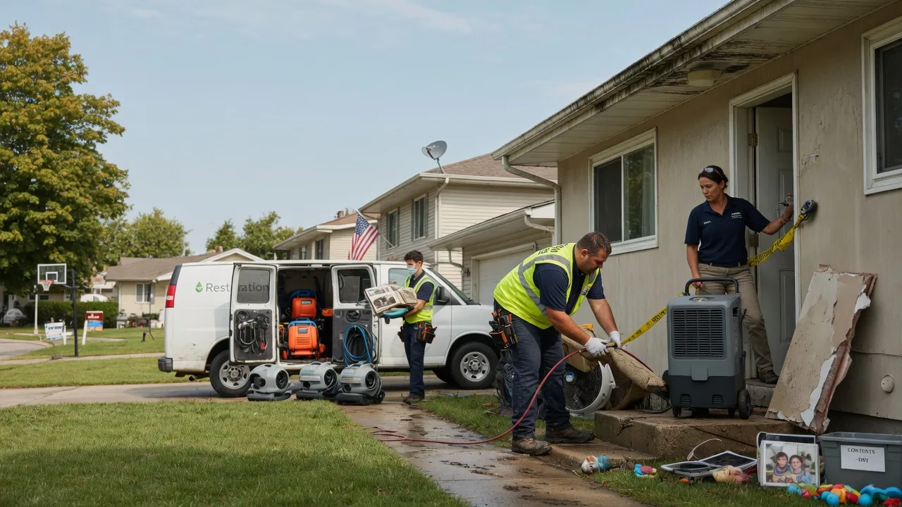 Water Damage Restoration in Mazon, IL near me